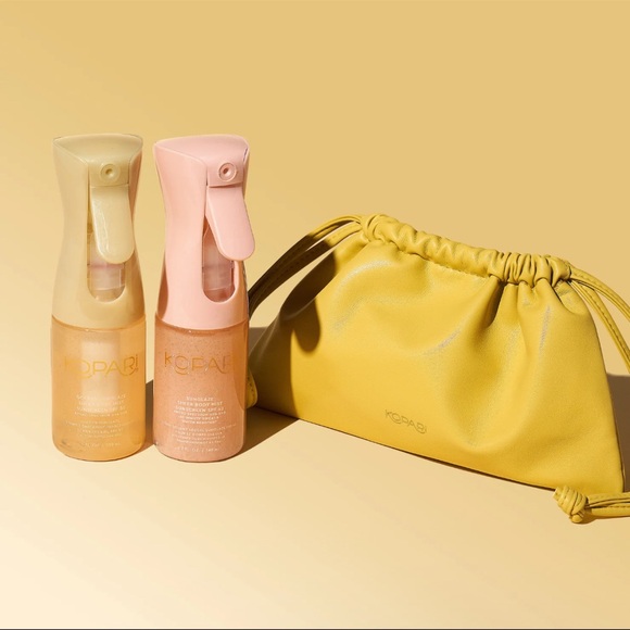 Kopari Mustard Vegan Leather Clutch - pouch only - Picture 6 of 7